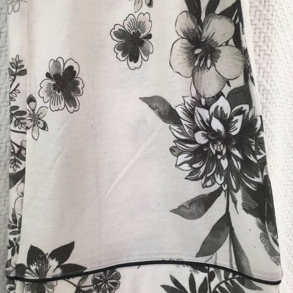 NWT Johnny Was Pajamas set women's M black/beige modal cotton soft luxury gift - Picture 6 of 9